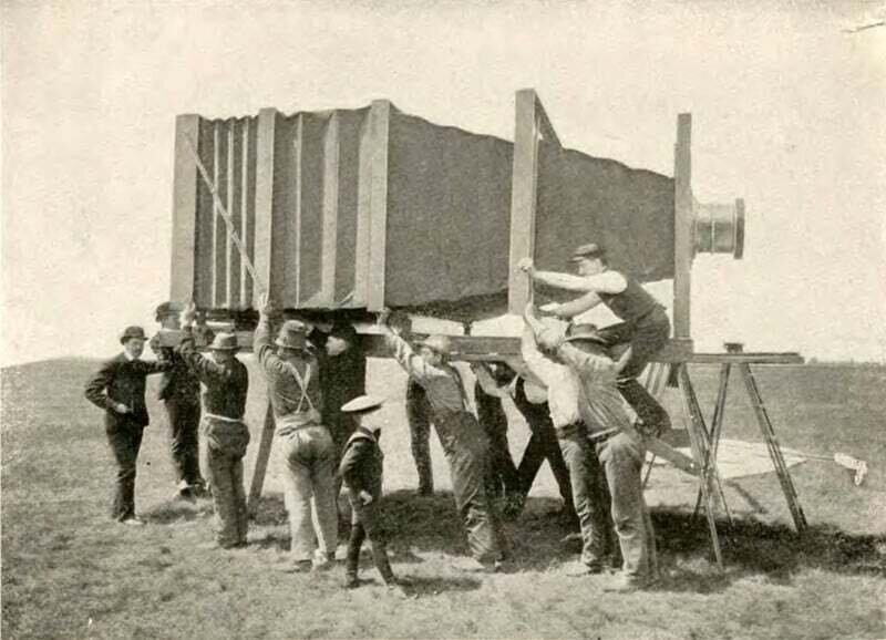 قطاری که مسبب تولید بزرگترین دوربین عکاسی جهان شد | عکس