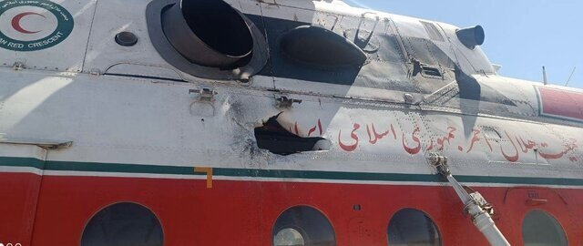 اولین تصویر از وضعیت بالگرد بعد از سقوط در اشترانکوه | جزئیاتی درباره مصدومان حادثه سقوط بالگرد