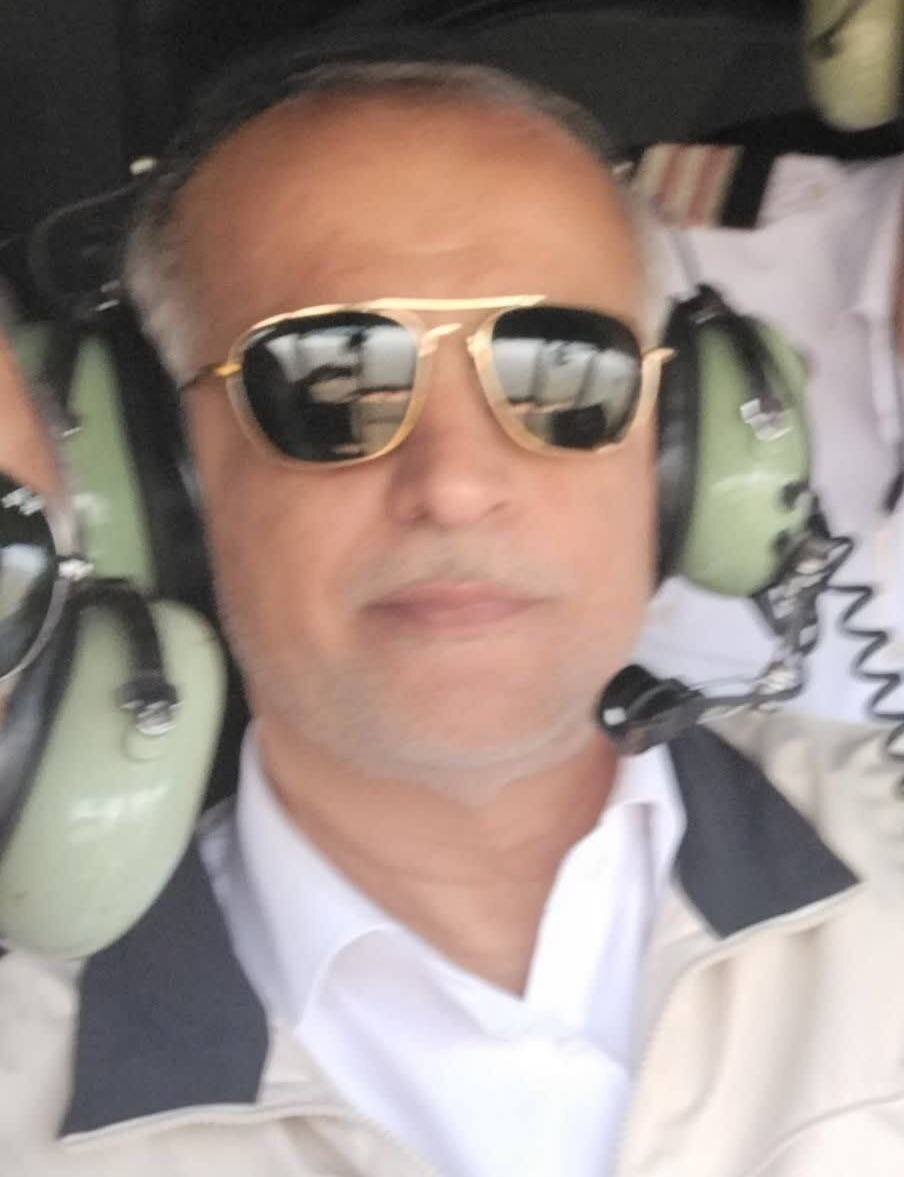 تصویری از شهید بالگرد حادثه دیده در ارتفاعات اشترانکوه