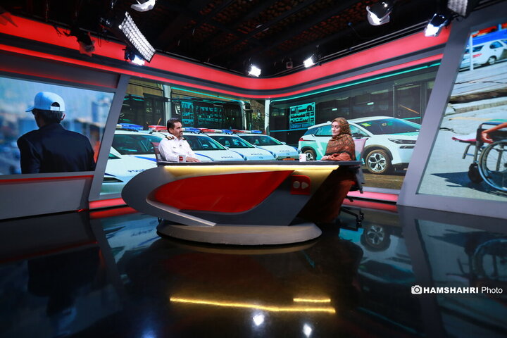 حضور رئیس پلیس راهور تهران بزرگ در موسسه همشهری