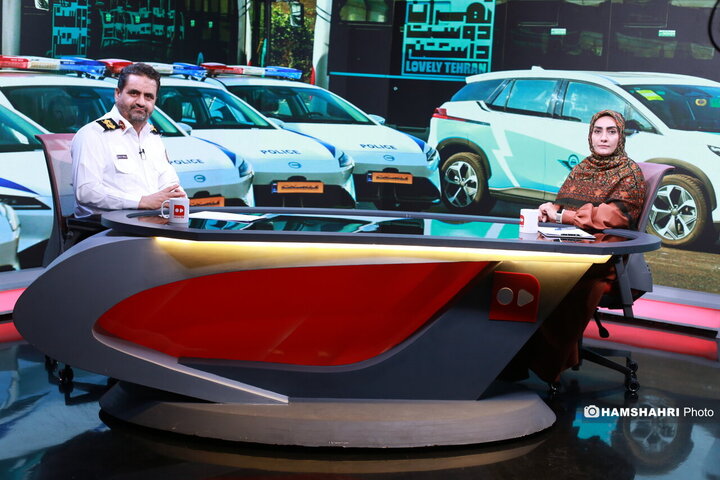 حضور رئیس پلیس راهور تهران بزرگ در موسسه همشهری