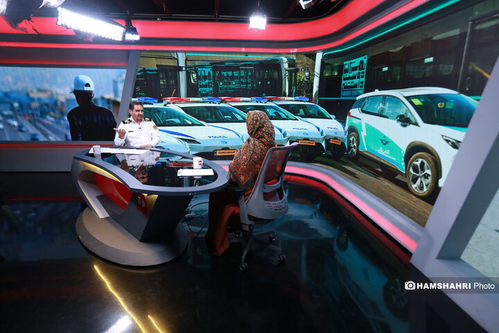 حضور رئیس پلیس راهور تهران بزرگ در موسسه همشهری