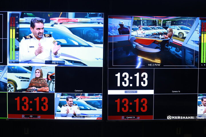 حضور رئیس پلیس راهور تهران بزرگ در موسسه همشهری