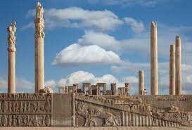تصویری دیدنی از پرنده‌ای بر ستون کاخ آپادانا 