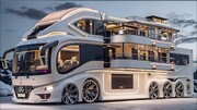 ساخت هتل‌های  ۵ ستاره متحرک | وقتی خودرو بیش از یک وسیله نقلیه است + تصاویر