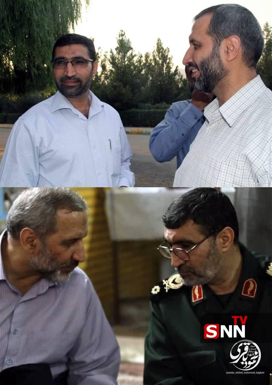 ۲فرمانده موشکی در یک قاب | تصویر کمتر دیده شده از ۲ شهید