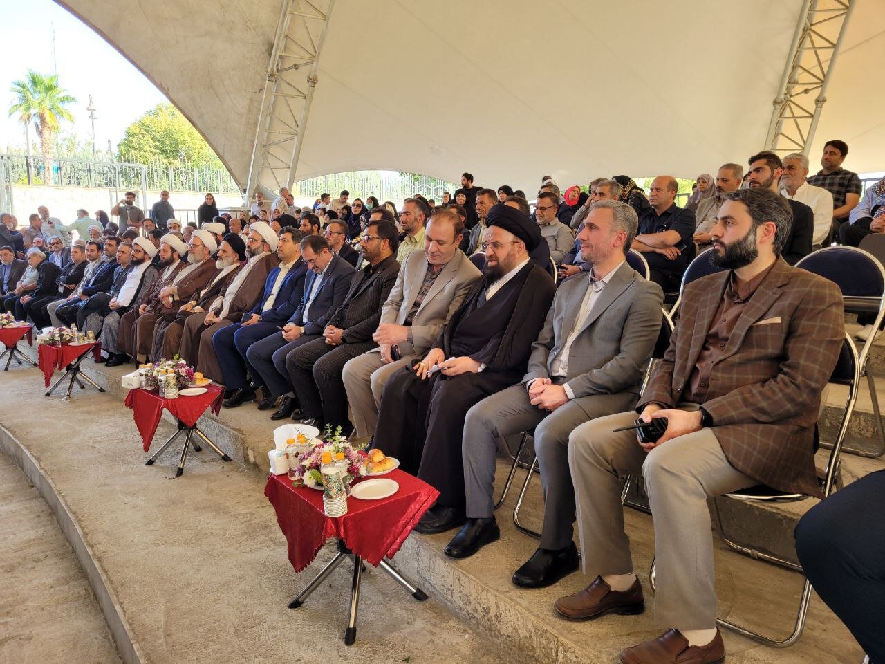 رونمایی از تمبر یادبود آیتالله کنی در بوستان جوانمردان