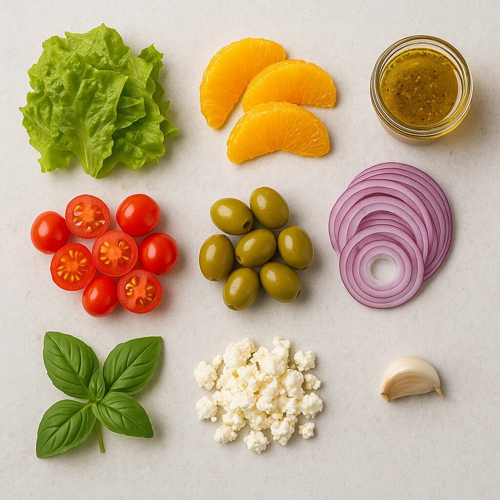 طرز تهیه سالاد سیسیلی اصل با سس مخصوص و سبزیجات تازه