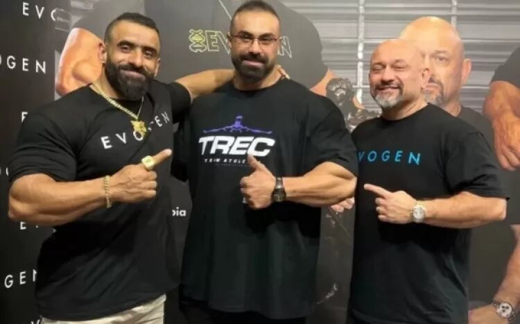 رجزخوانی بهروز تابانی برای بدنسازان مسترالمپیا؛ فقط یک نفر از من بهتر است! هادی چوپان و بهروز تابانی