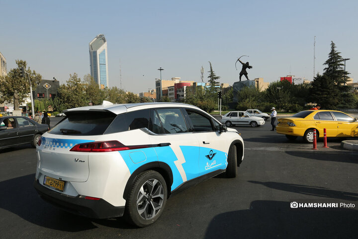 آغاز به کار تاکسی های برقی جدید شهرداری تهران