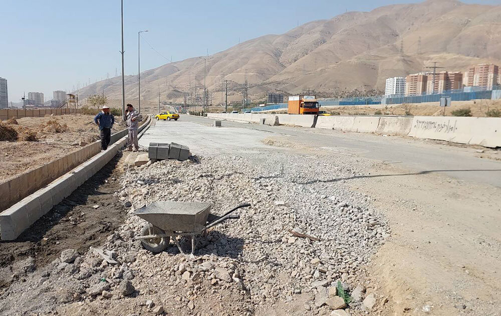 تکمیل گردش های ترافیکی تقاطع بزرگراه شهید خرازی با دوگاز؛ بزودی| تردد روان در غرب تهران بزرگراه خرازی