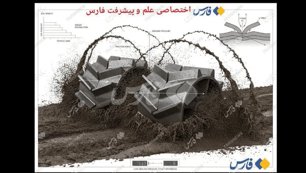 خودروهای قدرتمند جنگی که باتلاق را به راحتی رد میکند