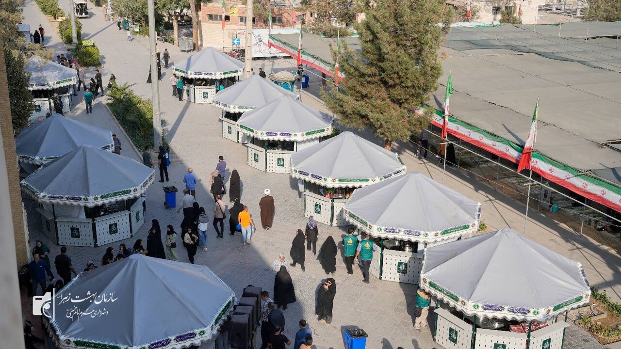 افتتاح چایخانههای محبان امام رضا(ع) در جوار مزار شهدای مقاومت