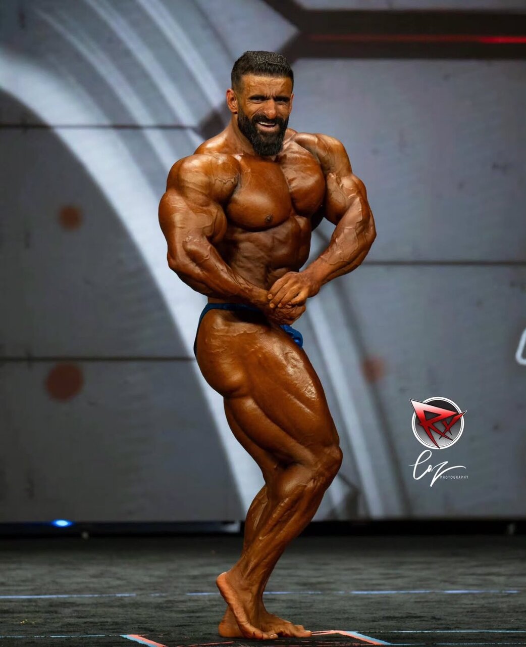 چند قاب از گرگ پارسی در دور اول مستر المپیا ۲۰۲۵ | تصاویر