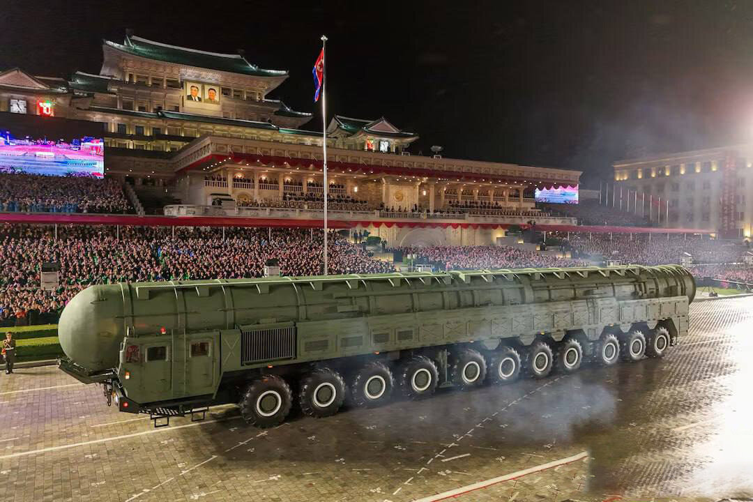 تصاویری از سامانه جدید سلاح هسته‌ای استراتژیک کره شمالی؛ ببینید