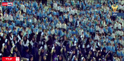 همخوانی هزار نفری در خوانش سرود سلام یا مهدی | ویدئو