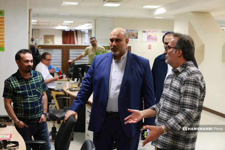 بازدید معاون شهردار تهران از همشهری