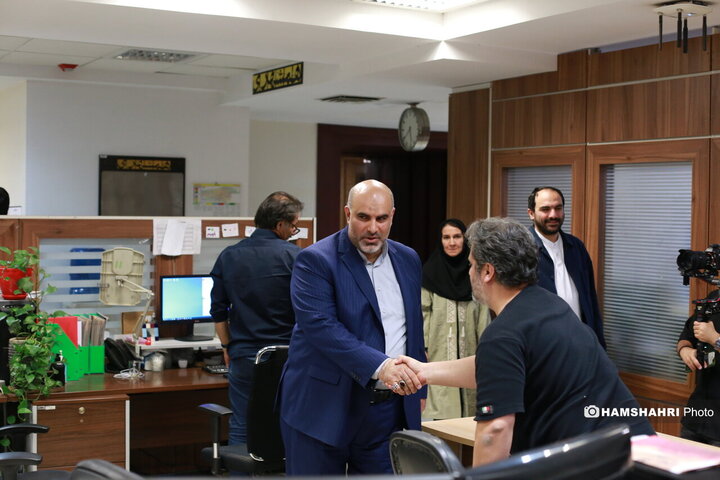 بازدید معاون شهردار تهران از همشهری