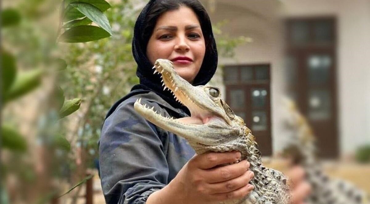 زندگی یکخانم با سوسمار، سمند و مار در خانه | بانوی خزندهبان ایران کیست؟