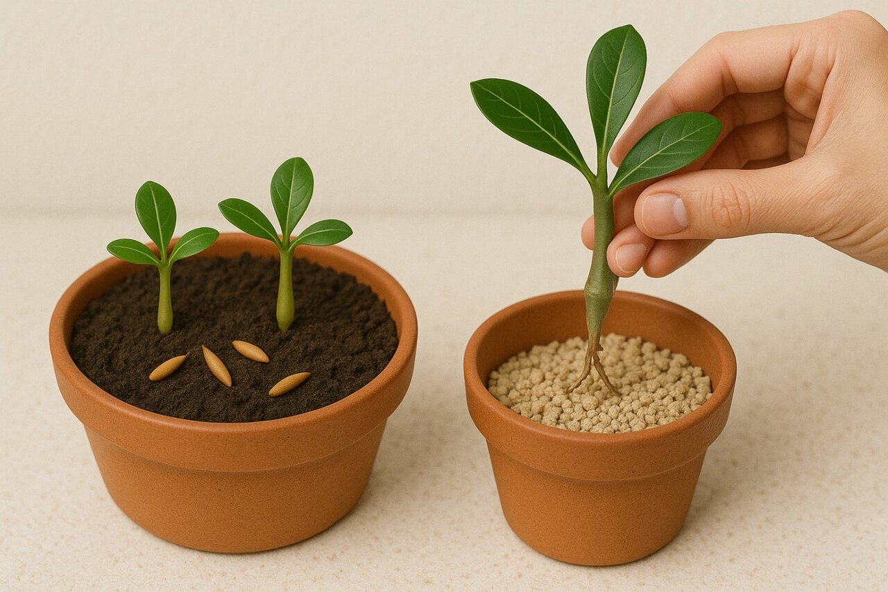 راهنمای نگهداری و تکثیر گل آدنیوم