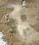 جدیدترین تصویر ناسا از دریاچه ارومیه + تصویر اختصاصی همشهری | تجارت خصوصی با حقابه دریاچه