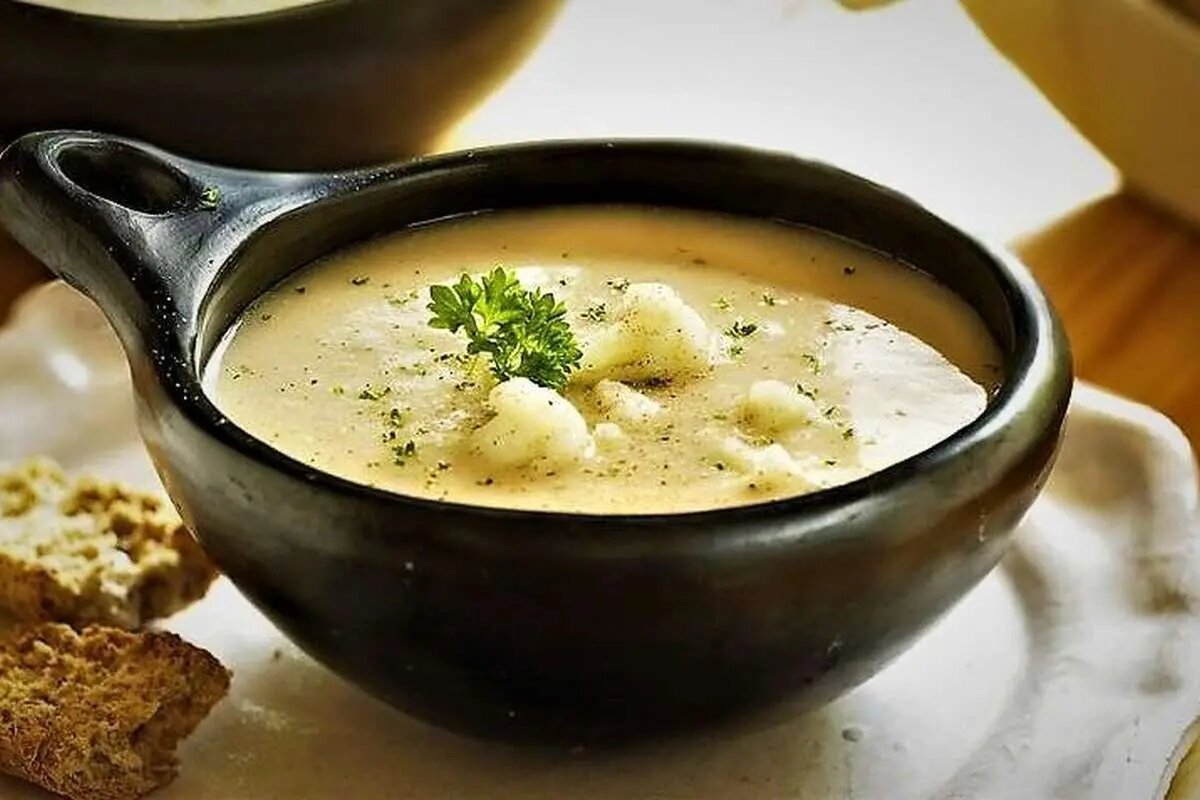 سوپ گلکلم کرمی و لطیف، مخصوص روزای خنک پاییزی