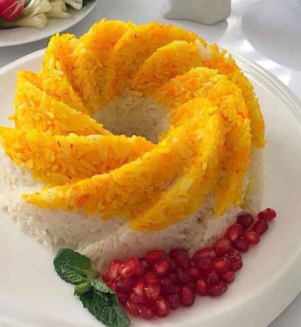 طرز تهیه برنج زعفرانی