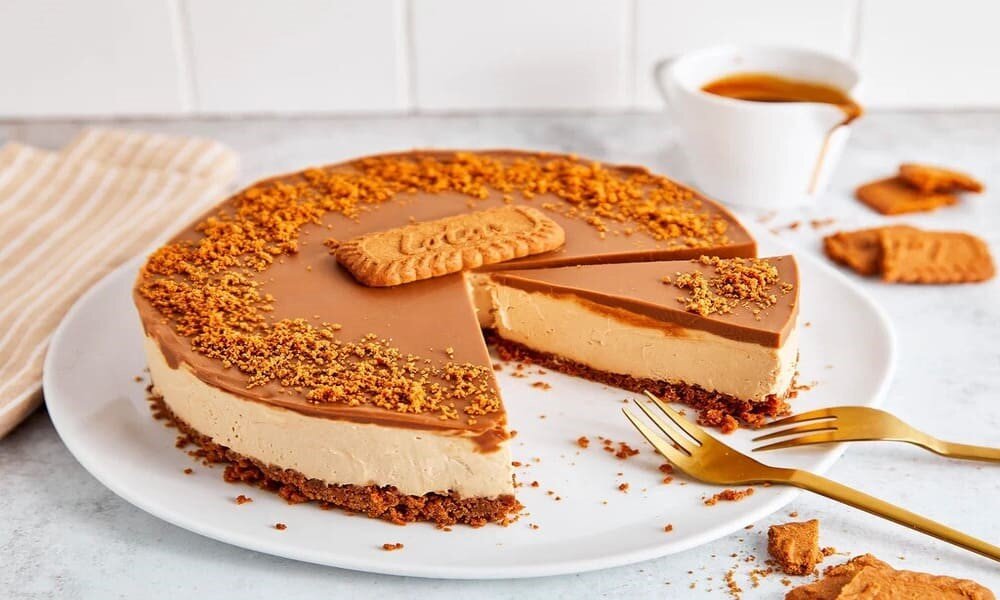 طرز تهیه چیز کیک لوتوس کیک لوتوس