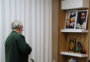 سردار عالیرتبه سپاه در منزل شهید تازه تفحص شده | تصاویر