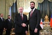 عکسی جالب از میز غذا در دیدار پوتین و جولانی