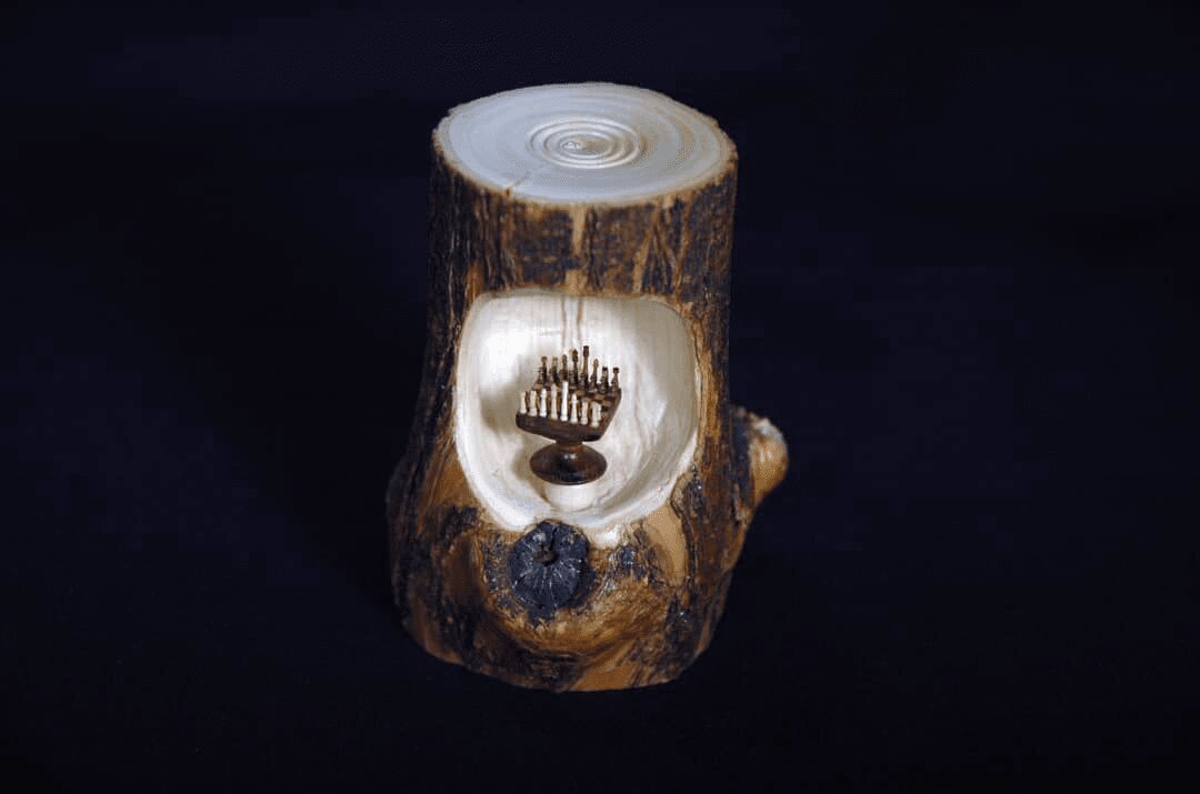 کوچکترین شطرنج جهان در ایران + تصاویر | شاهکار خراطی جوان کردستانی را ببینید