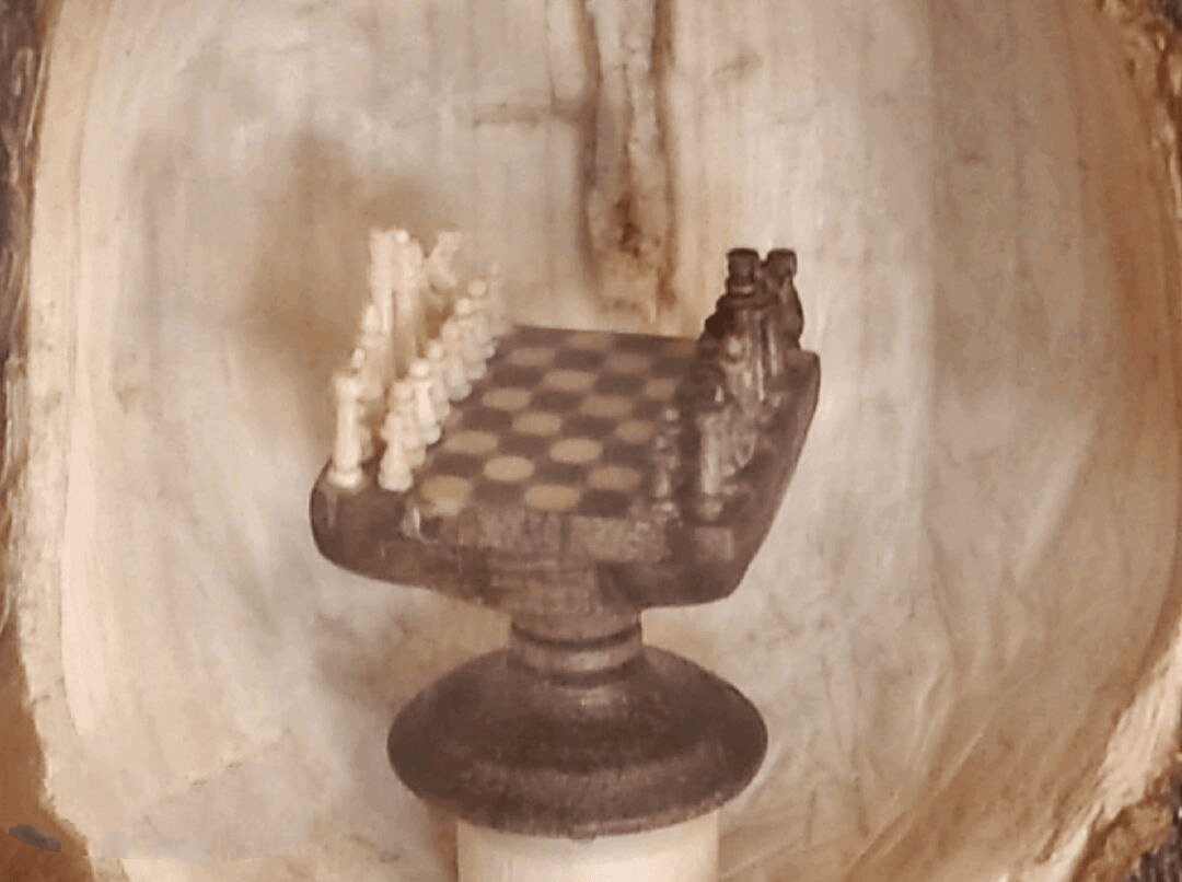 کوچکترین شطرنج جهان در ایران + تصاویر | شاهکار خراطی جوان کردستانی را ببینید