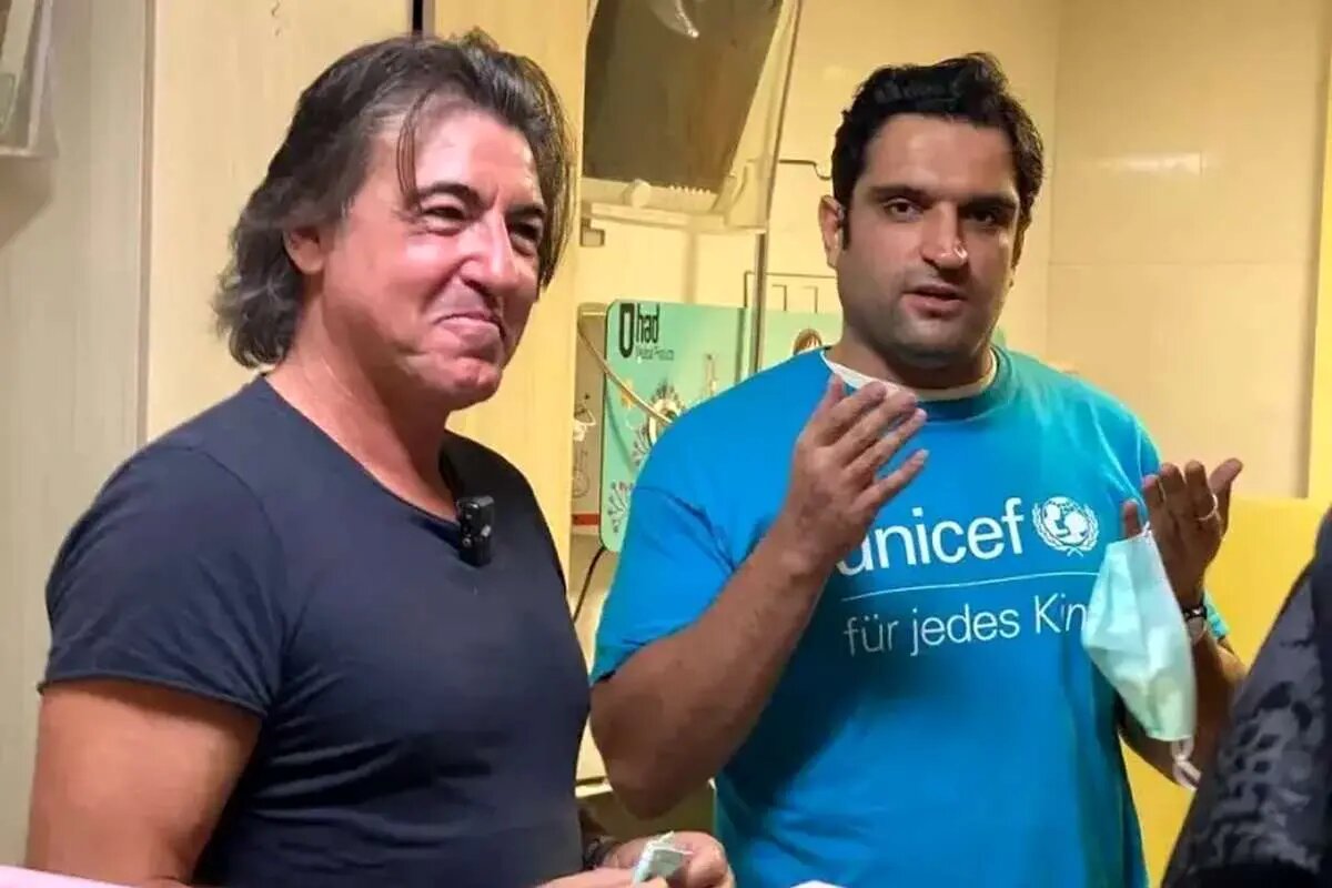 ساپینتو بر بالین کودکان سرطانی | تصاویر