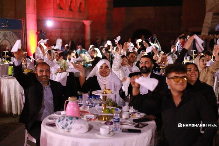 جشن ازدواج و آیین اهدای جهیزیه به ۲۰۰ زوج تهرانی