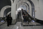 بازدید خبرنگاران و نمایندگان رسانه‌های خارجی از مترو مریم مقدس(س)