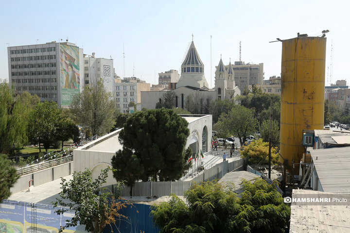بازدید خبرنگاران خارجی و نمایندگان رسانه‌های خارجی از مترو مریم مقدس(س)