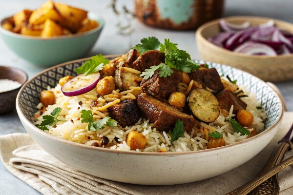 پلو عربی؛ غذای خوشمزه و مجلسی برای مراسم سنتی