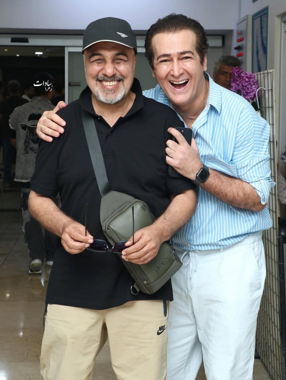 استایل خاص بهزاد خلج، رضا عطاران و عباس جمشیدی فر در اکران مردمی یک سریال | تصاویر