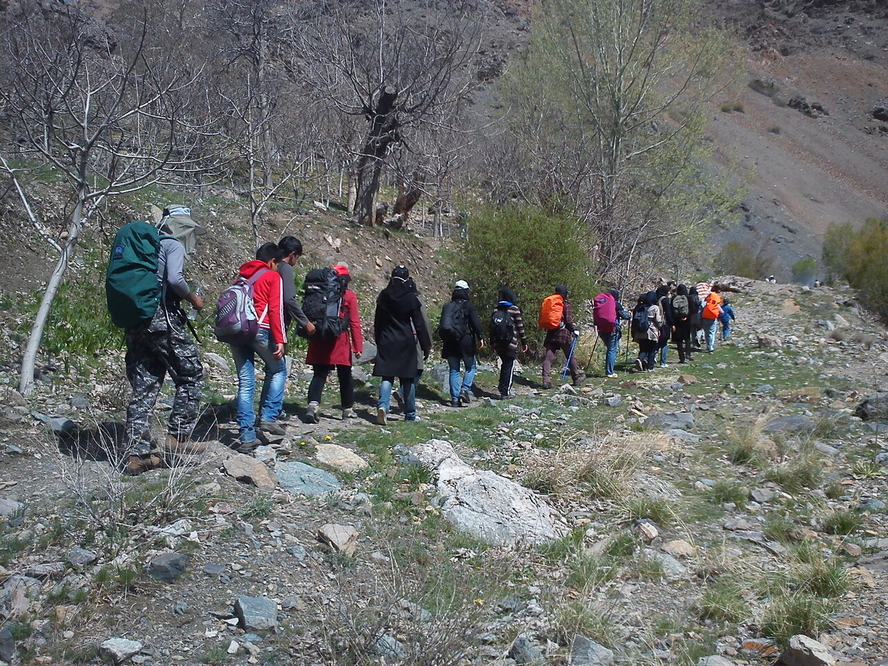 کوهپیمایی پاییزی در ارتفاعات تهران