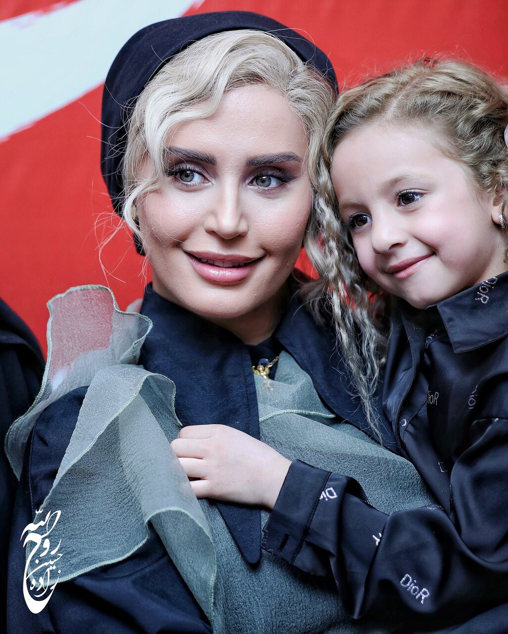 الناز شاکردوست بچه بغل شد+ تصاویر| شاکردوست و نظامدوست در یک قاب