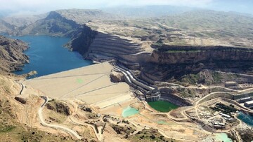 جاری شدن آب یک رودخانه به سمت سد مهم و بزرگ ایران