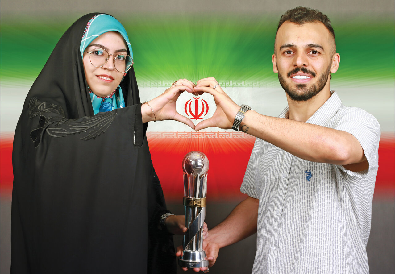 مرد سال آسیا: این افتخار دو نفره است | سالار آقاپور: میخواهم در فینال جام جهانی باشم سالار آقاپور