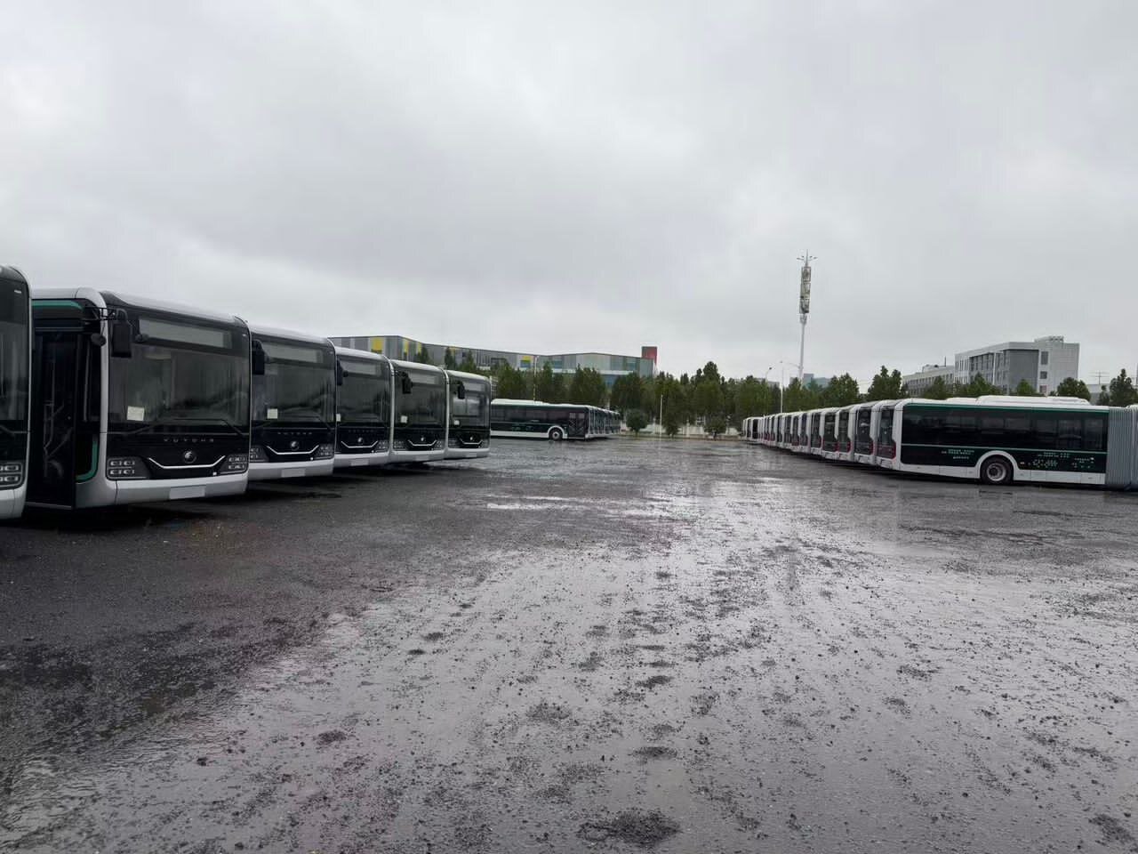 اتوبوس های دوکابین بی آر تی در راه ایران+تصاویر