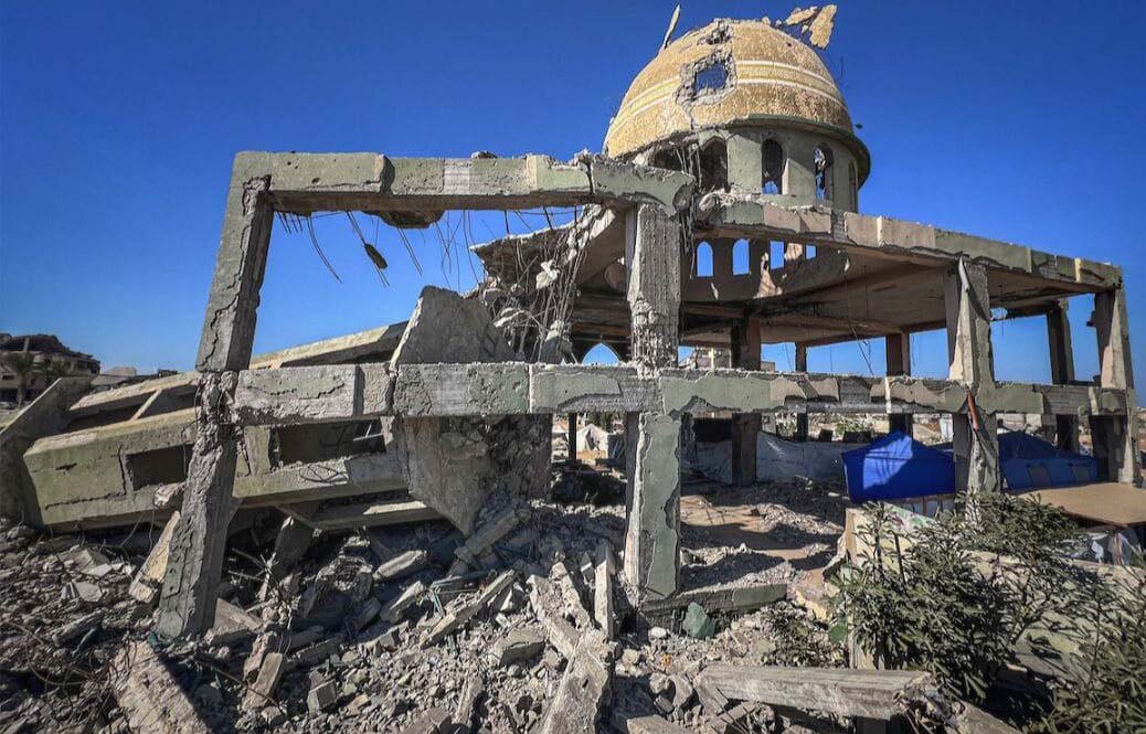 از محراب تا پناهگاه، مساجد بمباران شده خانه اظطراری فلسطینی ها + تصاویر