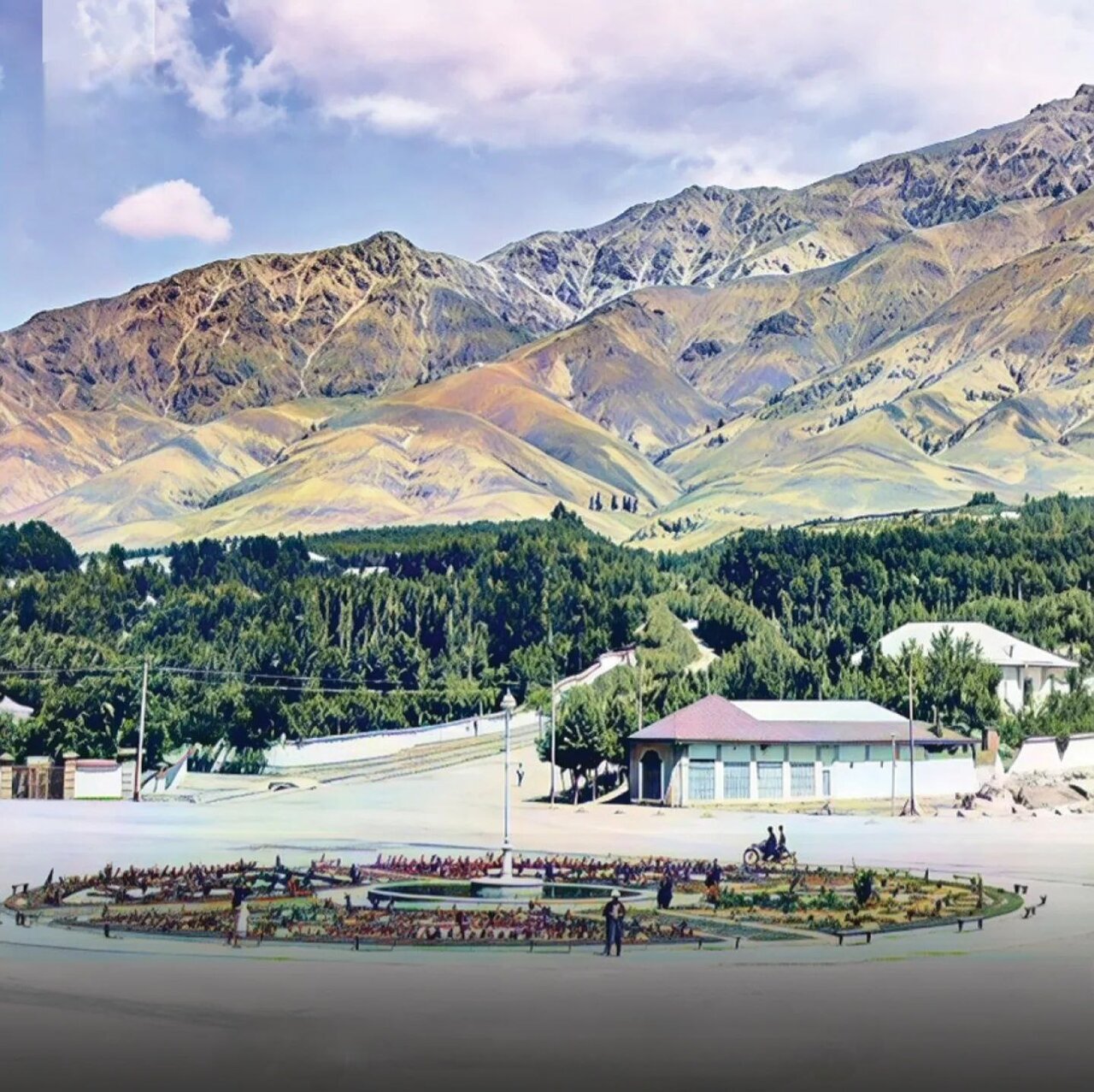 میدان تجریش تهران ۹۵ سال پیش