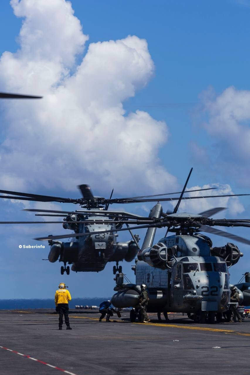 قدرتنمایی بالگردهای سنگین آمریکا + تصاویر | زنگ خطر حمله به ونزوئلا به صدا درآمد