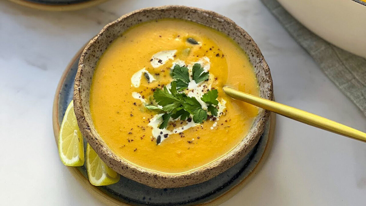 طرز تهیه سوپ کدو حلوایی ؛ بهترین پیش غذا برای تقویت سیستم ایمنی در فصل سرما