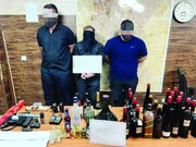 دستبند پلیس بر دستان مأموران قلابی ازگل