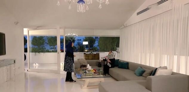 اینجا خانه فریبا نادری است؛ دکوراسیون خانه میلیاردی خانم بازیگر در شمال تهران را ببینید