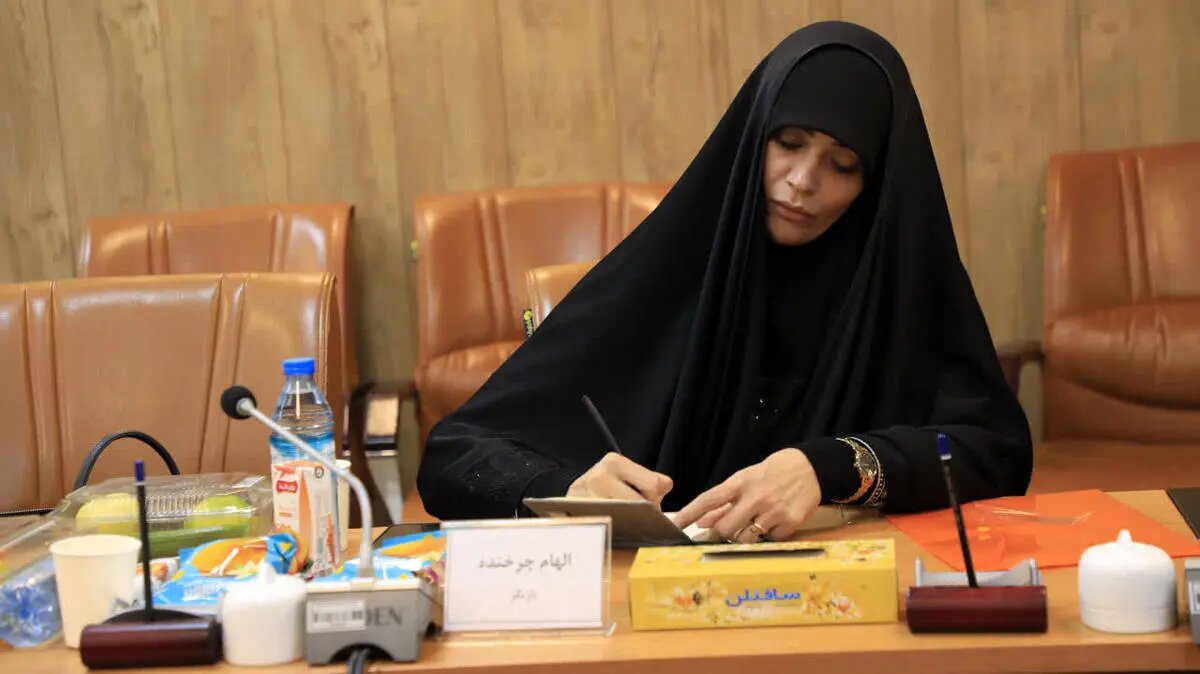 الهام چرخنده در ستاد امر به معروف | تصاویر